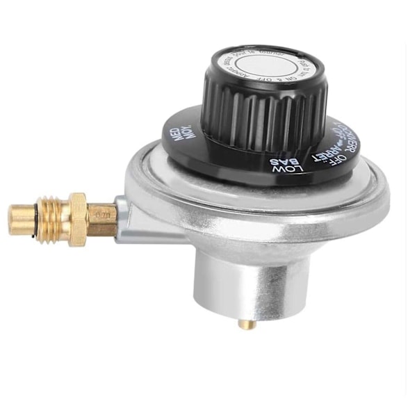 1\"-20unf Propangas Justerbar Regulator Lavtryk Bbq Grill Kontrolventil