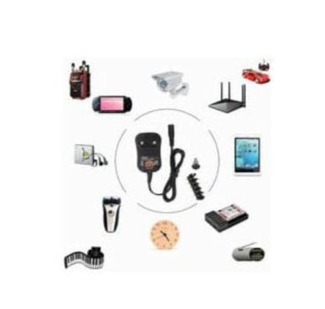 Universell 30W AC til DC strømadapter med USB-port 5V 2.1A AC 3V til 12V strømadapter,