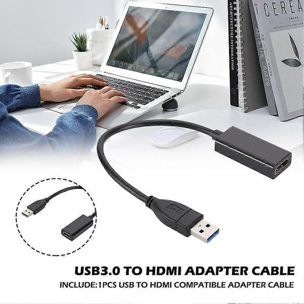 USB 3.0 - HDMI-sovitin HD 1080P Video Graphics Convertor -kaapelisovitin
