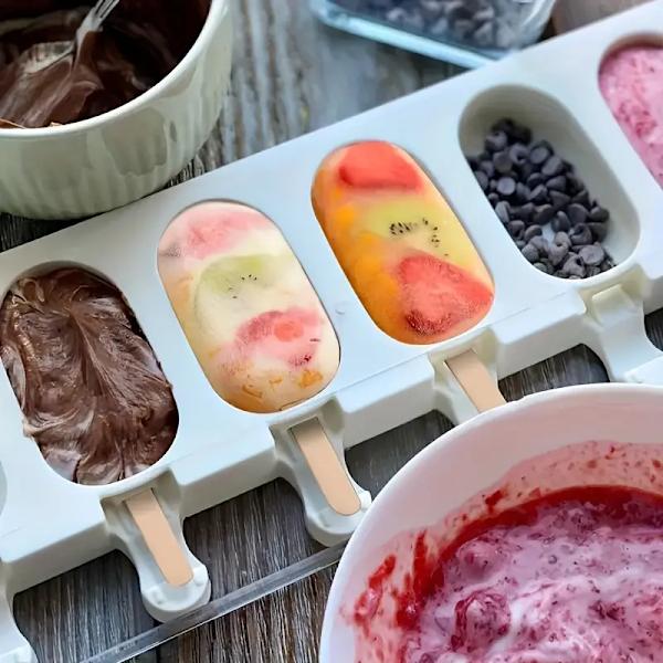 1 stk isglassform, silikonform, multifunksjonell sjokoladeform, form for pudding, gelé, kjøkkenutstyr, leilighetsnødvendig, festtilbehør