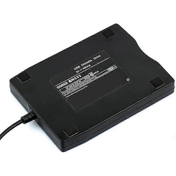 USB Diskettstation 3,5 tum USB Extern Diskettstation Bärbar 1,44 MB FDD USB-enhet Plug and för PC Windows XP