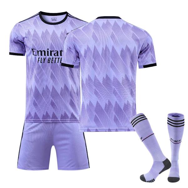 2223 Real Madrid hjemme- og bortedrakt nr. 7 Mbappe drakt 9 Benzema nr. 10 utenlandsk handel fotballuniform dress K1 No 20