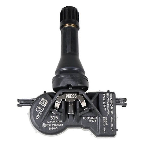 Sensor Däcktrycksövervakningssystem 4250C276 för Mitsubishi Eclipse Cross Mirage 68001696AB 4250D585