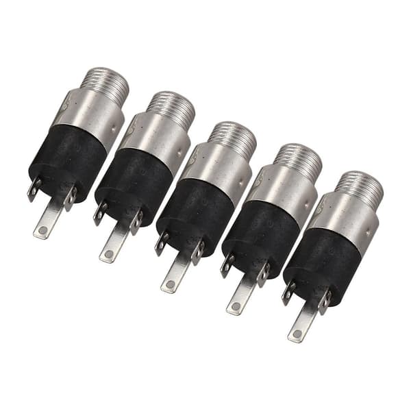 5 stk 3,5 mm stereo jack panelmonteringkontakt