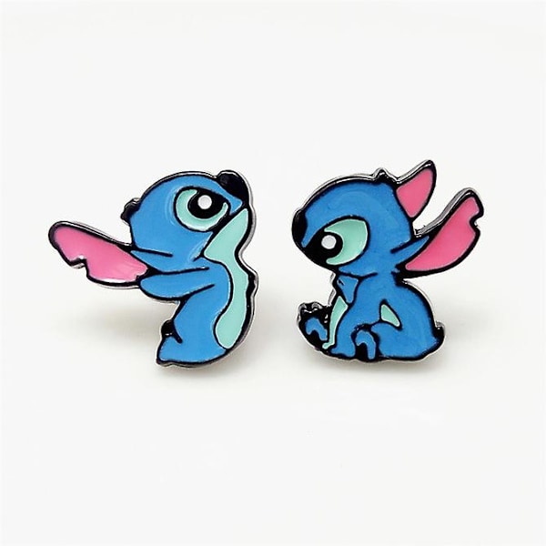 Anime Cartoon Stich Stud Ørepynt Gaver Til Kvinne Jente