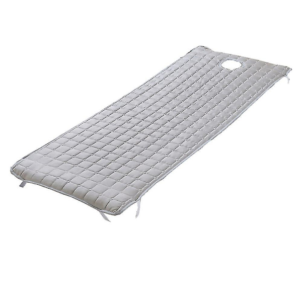 Madras til massagebord med hul, skønhedspude, skridsikker pude 185x70cm Grå