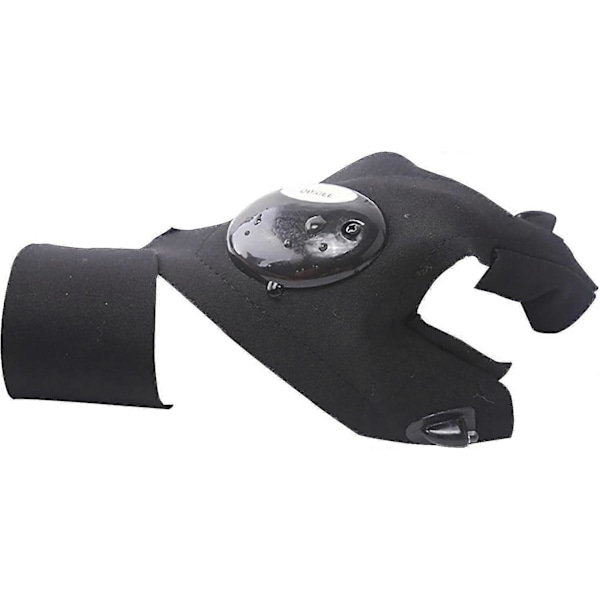 Arbetsvantar med LED-lampa för män, LED-ficklampsvantar, ficklampsvantar, arbetsvantar med ljus för mörka platser, fiske, camping och vandringsredskap, presenter för