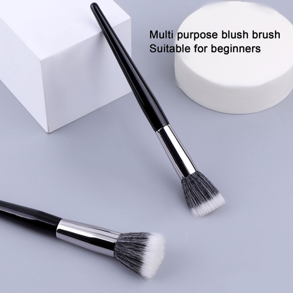 Blush Highlighter Makeup Brush Dam Professionell Bärbar Mjukt Hår Löst Powder Brush Kosmetiskt Verktyg M