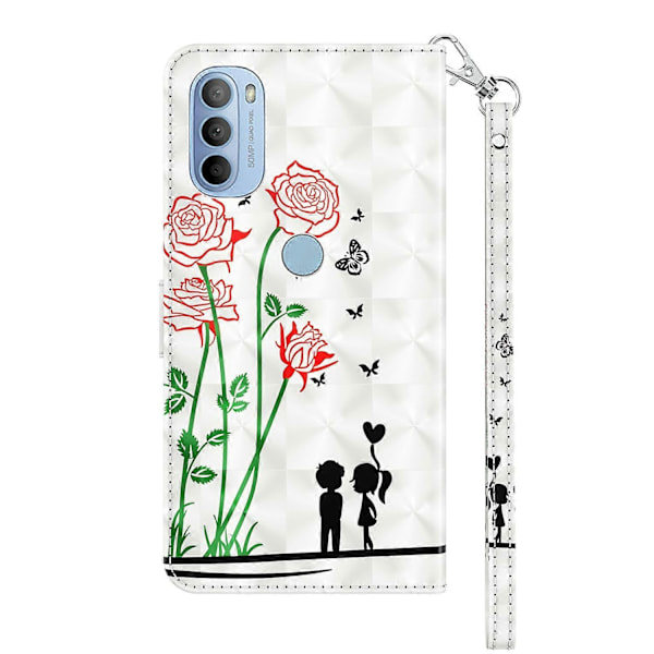 Til Motorola Moto G41 / G31 3D Malet Læder Telefon Cover