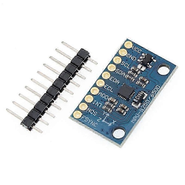 MPU-9250 9-Axis Sensormodul med I2C/SPI, Triaxiellt Gyroskop + Triaxiell Accelerometer