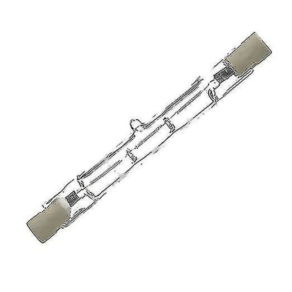 5 stk. dæmpbar R7s 118mm 300w halogen pære AC 220-240v 3100lm lineær halogen projektør til landskabsbelysning, sikkerhed, gadebelysning