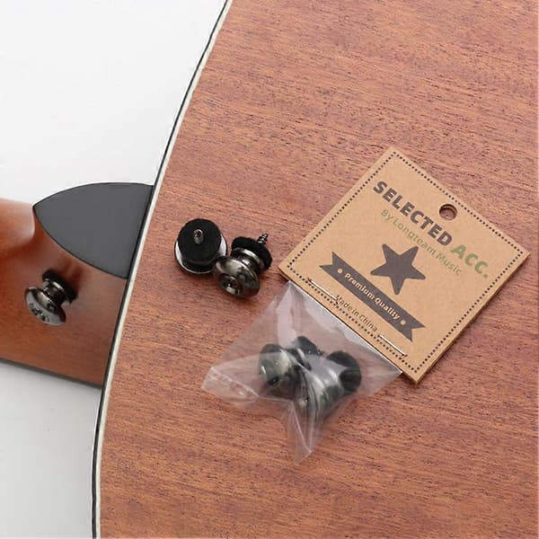 Metall Gitarr Ukulele Remknapp Remfäststift Med Fästskruv Gitarr Remlås Knapp Med Lås Klassisk Gitarr