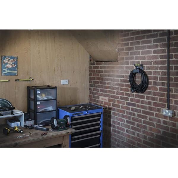 EXF1016RN7251IP-PX Forlængerledning, 3000 W, 230 V, Sort, 10 m