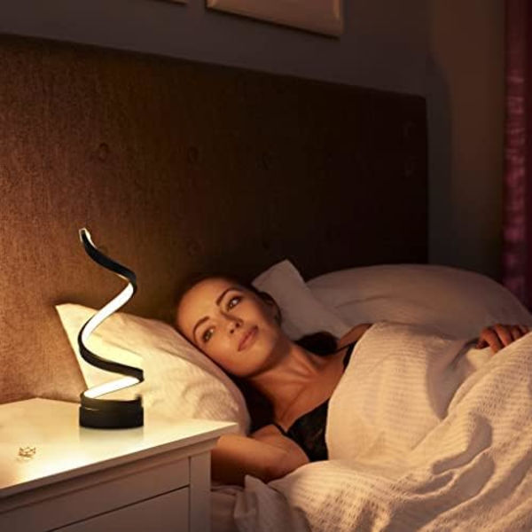 Spiral Dimbar LED-skrivebordslampe - Varmhvit lysøyevern