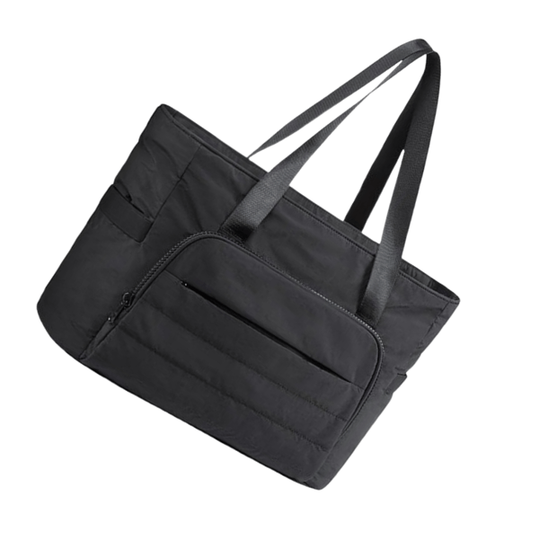 Rejsetaske til kvinder, weekendtaske, håndbagage, sort