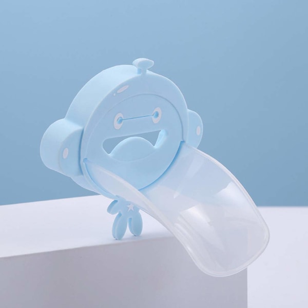 1 förpackning silikon barn handtvättmaskin tecknad kranförlängare (himmelsblå)
