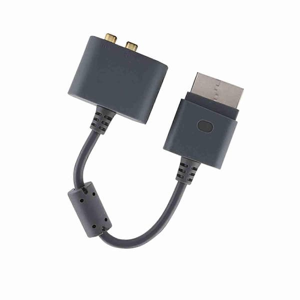 RCA Optisk Ljudadapterkabel för Xbox 360 Grå 30cm