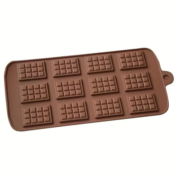 1. st, 12 liters chokoladeform, silikone bagegodisform, kageform, køkkenudstyr Kaffe