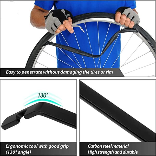 Bicycle Tire Levers / Changing Tool, 3-pack Black
