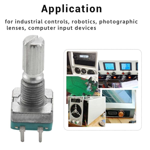 (7 Ben 20MM) 10 STK 360 Graders EC11 Rotary Encoder Kode Switch Digitalt Potentiometer med Hætter