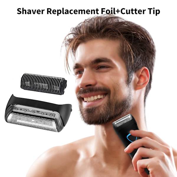 Elektrisk barberhoved, barberhoved, barberhovedgitter, reservedel til Braun 180 190 5728 5729 1735 Z40 190S-1 10B