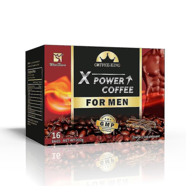 Tib 16stk/eske X Power-kaffe for styrkeforbedring nyre Mann reiseverktøy