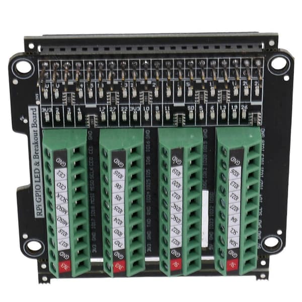 GPIO LED Terminal Block Breakout Board for Raspberry Pi A+ 3A+ B+ 2B 3B 3B+ 4B