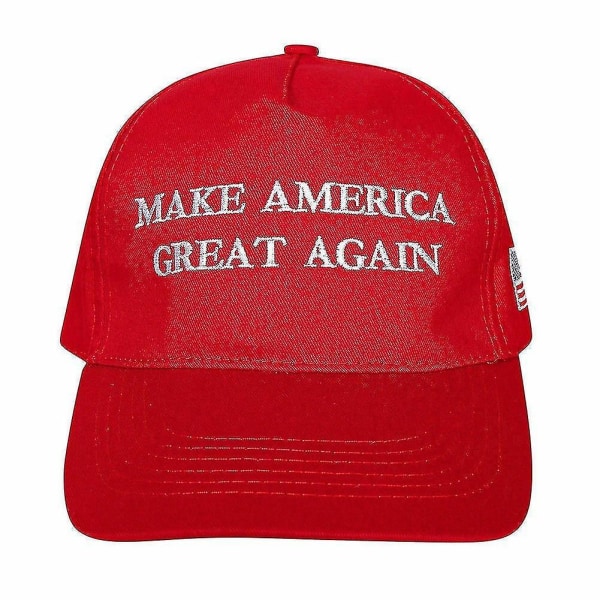 Os. Præsidentvalget broderet hat trykt med Make America Great Again baseballkasket ny