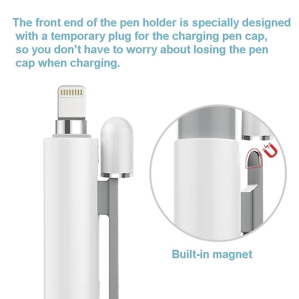 Automatisk infällbar styluspenna fodral för Apple Pencil 2
