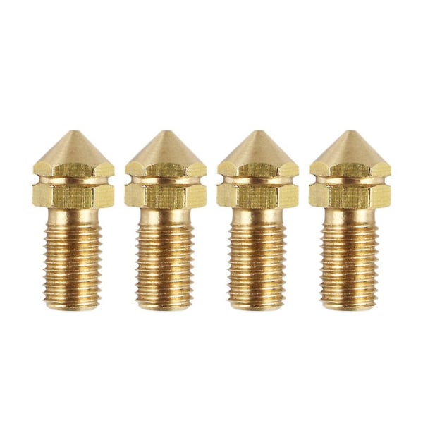 Ultimaker 3 3d Printer Brass Nozzle Replacement 0.4mm For Ultimaker 3 Um3 4pcs