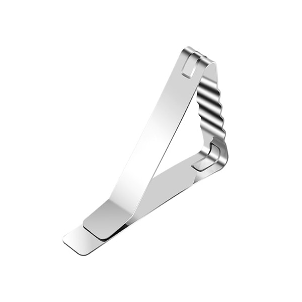 Tablecloth holder / tablecloth clips 6-pack Silver