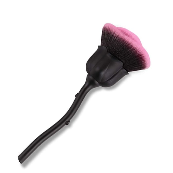 Veeki 1kpl Black Rose Meikkisivellin Poskipunasivellin Fashion Beauty ToolsSuper Large Face Powder Meikkisiveltimet Puuterikosmetiikkatyökalulle