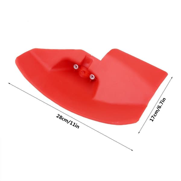 Gazonklipper F Shield Tilbehør Gressklipper Universal Baffle Shield Baffle Shield - 28*17cm, 1 stk