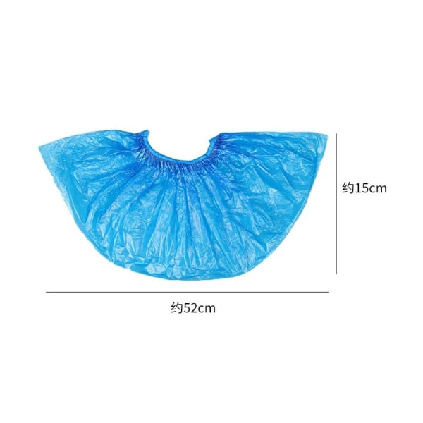Skobetræk blå pakke med 100 vandtæt genanvendelig