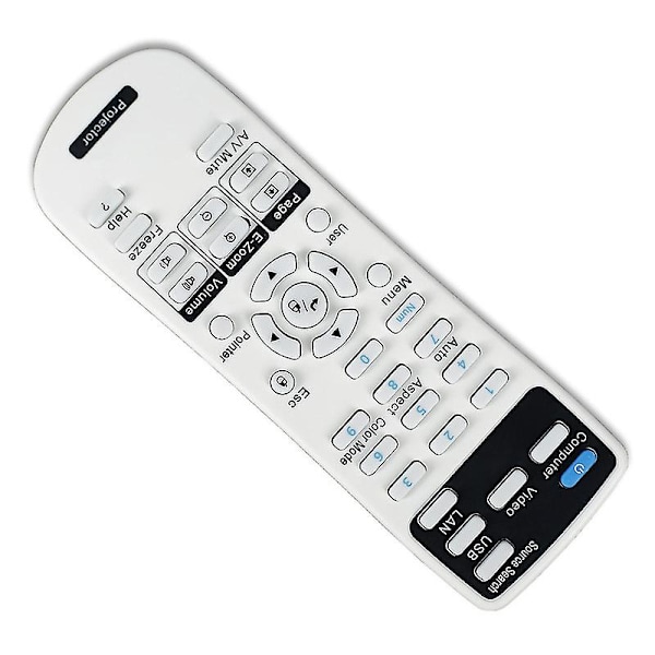 Projektor Fjernkontroll 154720001 For Epson Eb-x24 Eb-s31 Eb-w Eb-c30xe Eb-30xe Eb-c28sh Eb-x11 Eb-s18 Eb-s4  [JKW]