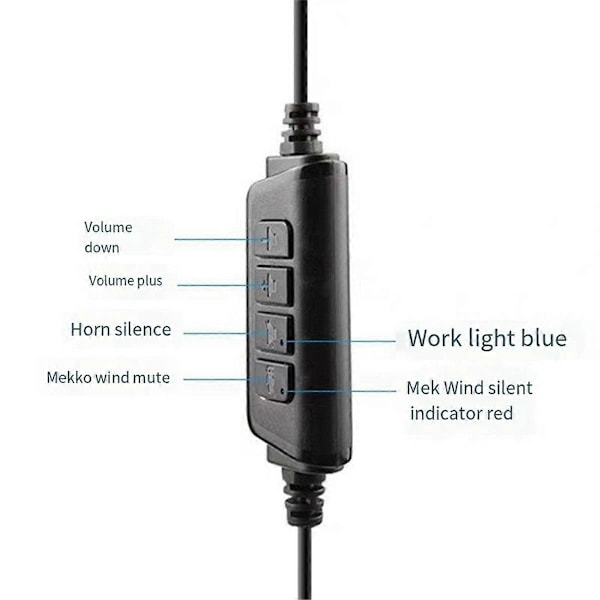 Langalliset USB-kuulokkeet puhelinkeskuskäyttöön mikrofonilla, melua vaimentavat over-ear-kuulokkeet C:lle