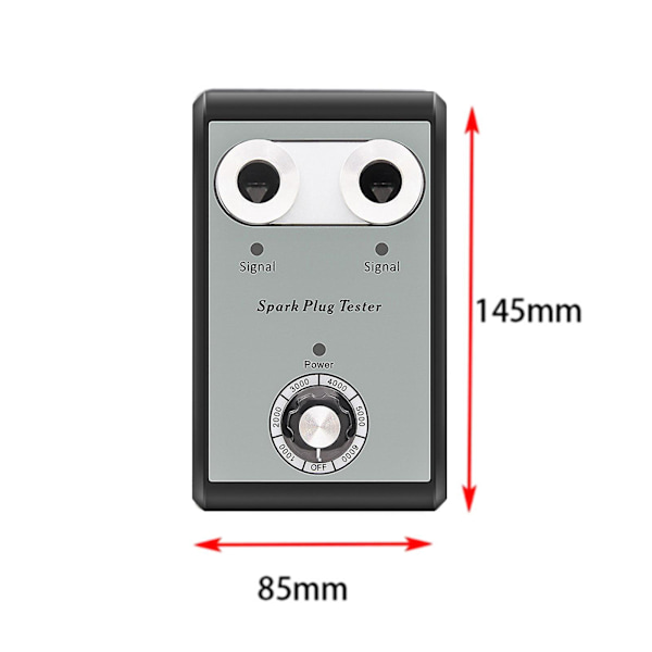 Dobbelt hul tændrør bil gnisttændingstester diagnoseværktøj til 12v benzin