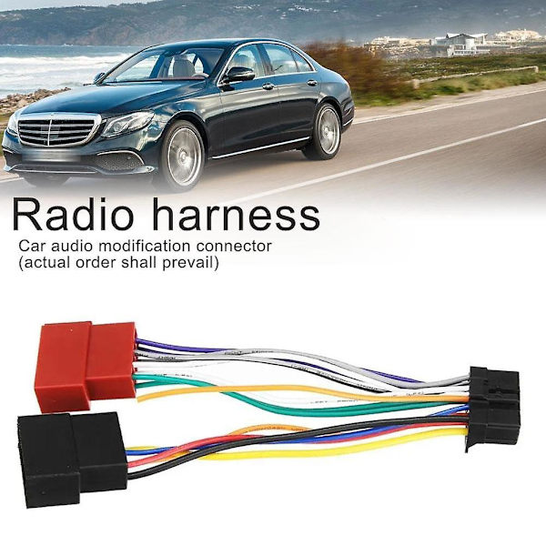 Bilstereo Radio Koppling ISO för Sony Radio till ISO Radio Play Plug Auto Adapter