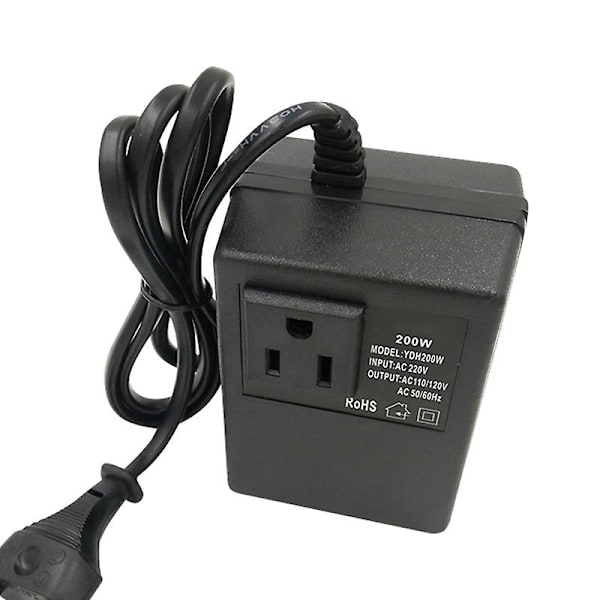 Spændingstransformator 220V til 110V AC trin-ned rejsetransformator