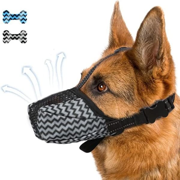 Hundemunnbind Hundebeskyttelse GRÅ XL grå XL