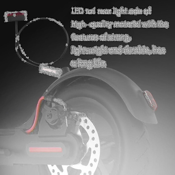 Elektrisk Scooter Baklys LED Baklys Bremslys For M365 Pro 2 Tilbehør
