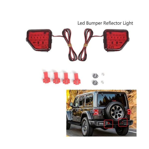 Auton takapuskurin sumuvalo takasumuvalo Wrangler JL 2018-2023