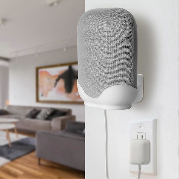 för Audiofäste för Nest Audio Fäste Väggfäste Skrivbordsfäste - Vit