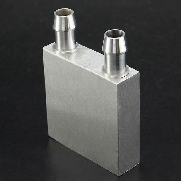 Aluminium Vandkølingsblok 40X40X12mm Køler til Computer CPU Radiator