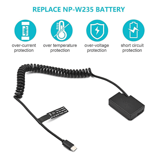 Typ C till DR-E18 DC-koppling LP-E17 Ersättningsbatteri för Canon RP EOS 77D 200D 250D 750D 760D 800D 850D Rebel T6S T6i T7i T8i SL2