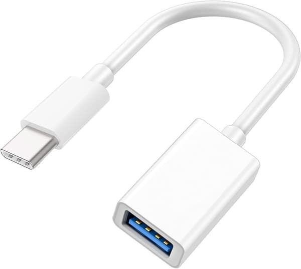 Højkvalitets, splinterny USB-C til USB-adapter til iPhone 15 Pro Max MacBook Pro Air 2023 iMac iPad Mini Pro, Apple MFi-certificeret US