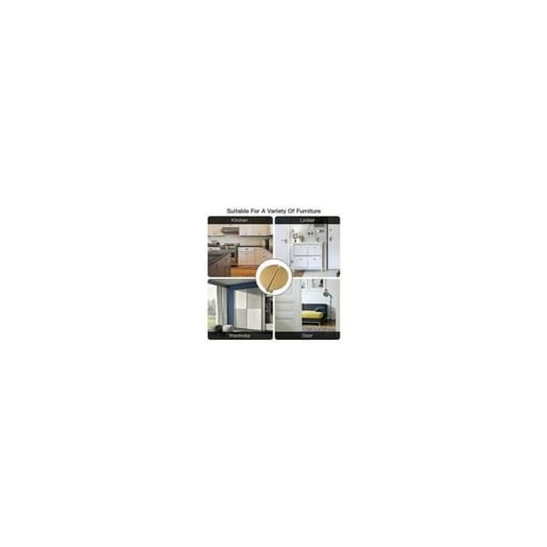 Lådknoppar, 8-pack - Champagne Guld - 6,4 cm - Modern design