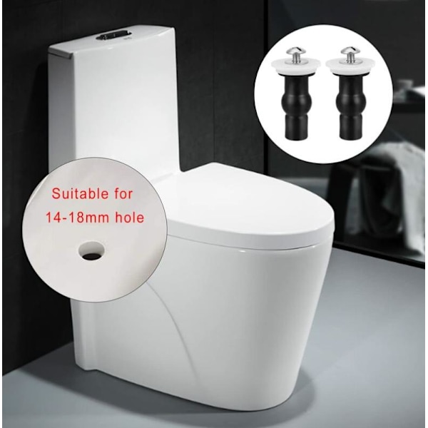 WC-istuimen saranan kiinnikkeet, WC-kannen laajennusruuvit,