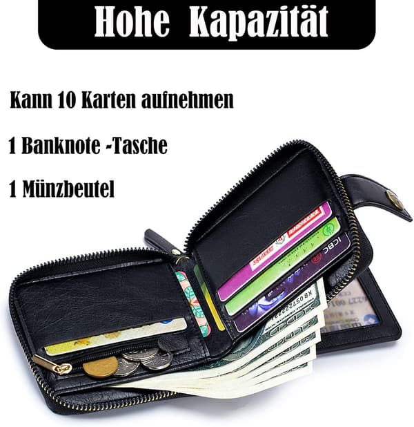 Herrar Acsergery Plånböcker - Små, Svarta Plånböcker, RFID-Plånböcker, Plånböcker med Plånböcker