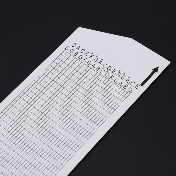 10 st/ set blankt papper bandremsa för 30 noter DIY Handvev musikdosa